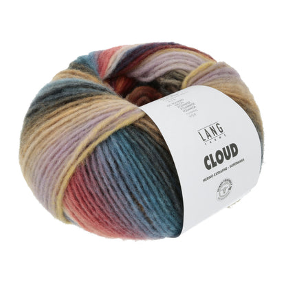 Lang Yarns Cloud – 90 % ull / 10 % nylon – 100 g/≈260 m - utgående garn