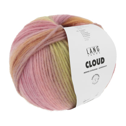 Lang Yarns Cloud – 90 % ull / 10 % nylon – 100 g/≈260 m - utgående garn