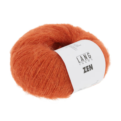 Lang Yarns Zen – 35 % superfin merinoull / 35 % suri alpakka / 30 % silke – 25 g