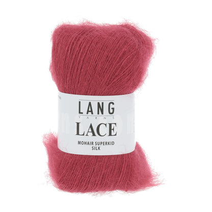 Lang Yarns Lace – 58 % superkid‑mohair / 42 % silke – 25 g nøste