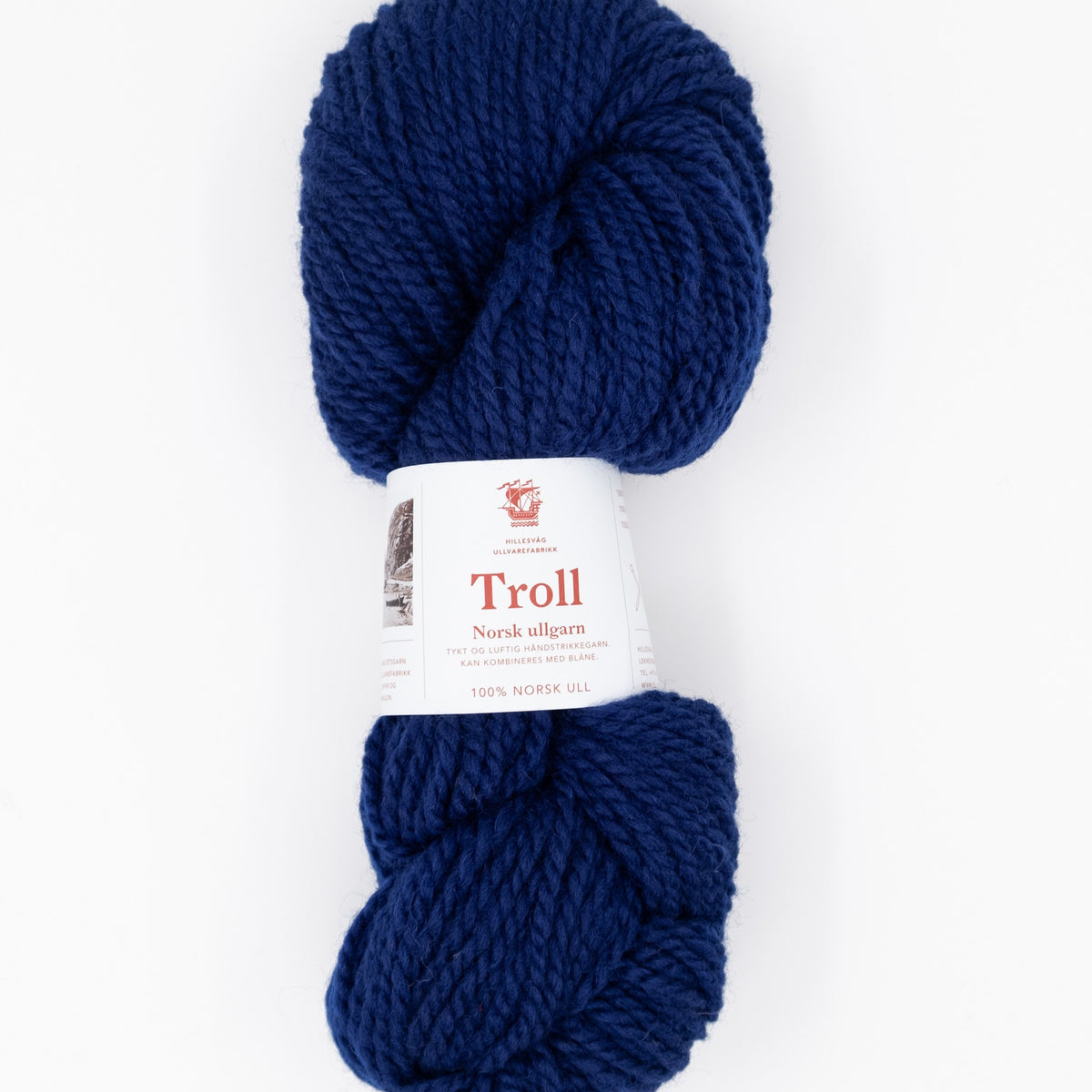 Hillesvåg Troll – 100 % norsk ull – 100 g ≈ 114 m