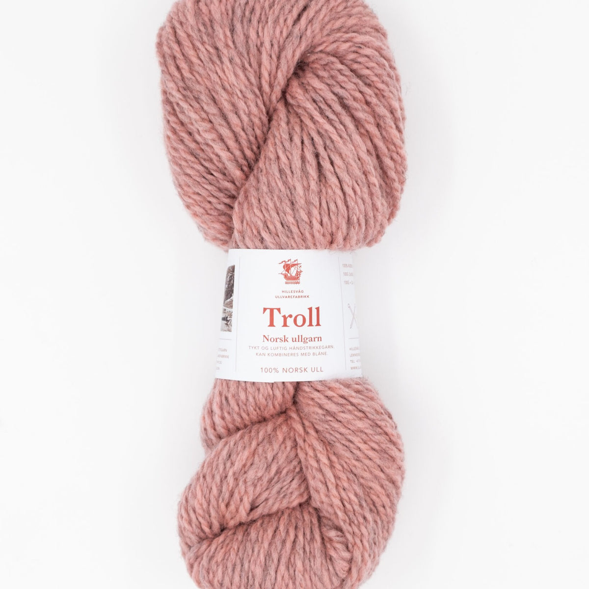 Hillesvåg Troll – 100 % norsk ull – 100 g ≈ 114 m
