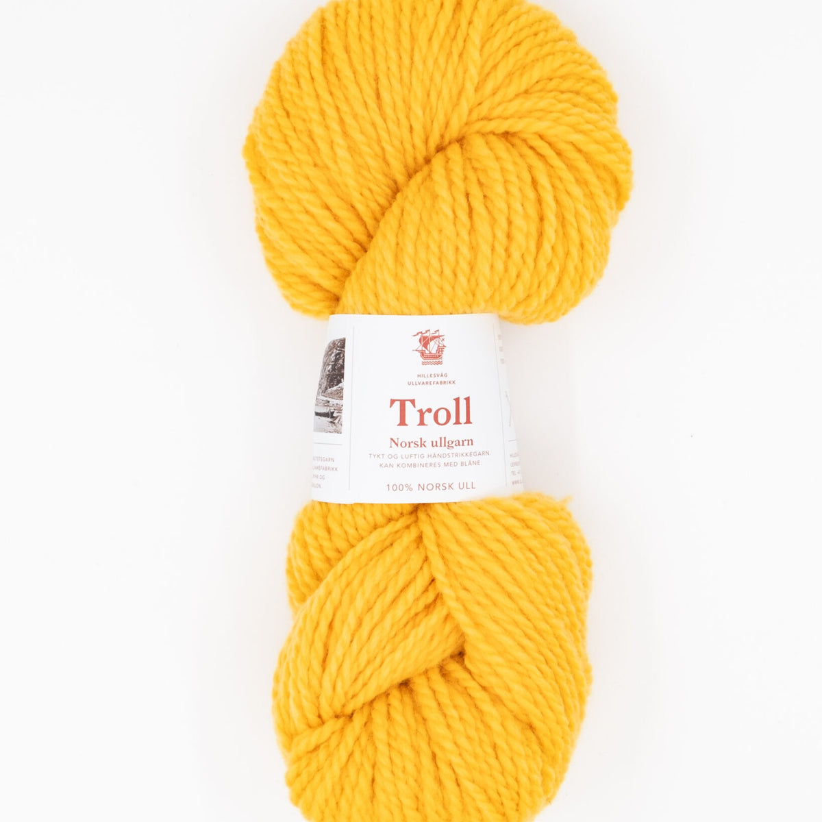 Hillesvåg Troll – 100 % norsk ull – 100 g ≈ 114 m