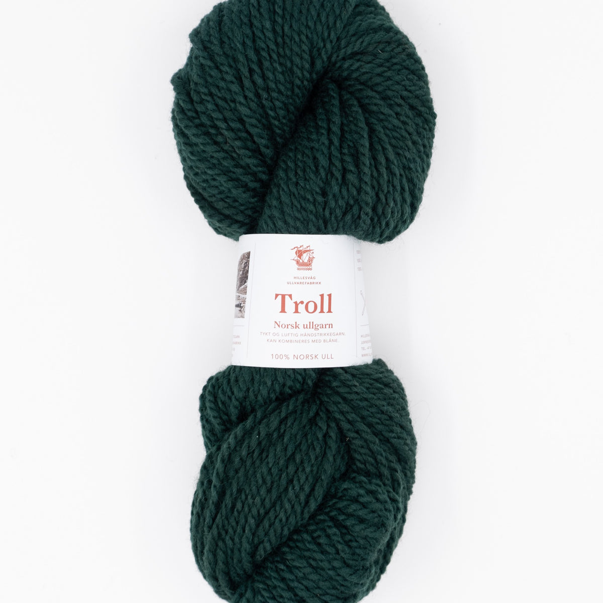 Hillesvåg Troll – 100 % norsk ull – 100 g ≈ 114 m