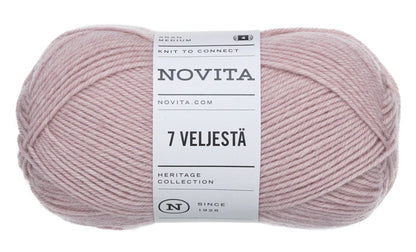 Novita 7 Brødre - ullgarn 80% ull, 20% polyamid - 100g nøste