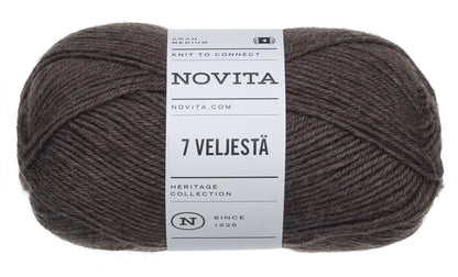 Novita 7 Brødre - ullgarn 80% ull, 20% polyamid - 100g nøste