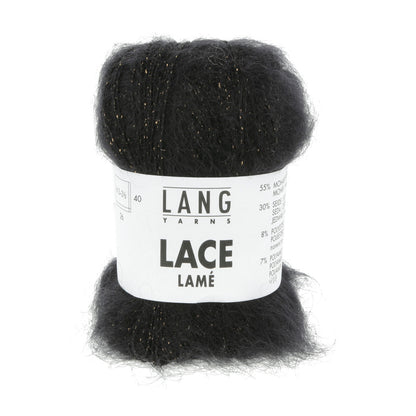 Lang Yarns Lace Lamé – mykt mohair/silke-glitter garn - 25g nøste