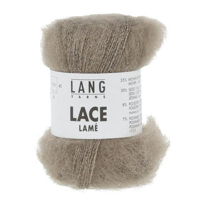 Lang Yarns Lace Lamé – mykt mohair/silke-glitter garn - 25g nøste