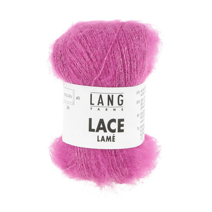 Lang Yarns Lace Lamé – mykt mohair/silke-glitter garn - 25g nøste