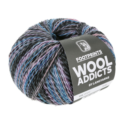 Lang Yarns Footprints – 45 % bomull / 42 % ren ny ull (superwash) / 13 % polyamid – 100 g/≈400 m