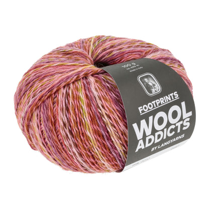 Lang Yarns Footprints – 45 % bomull / 42 % ren ny ull (superwash) / 13 % polyamid – 100 g/≈400 m