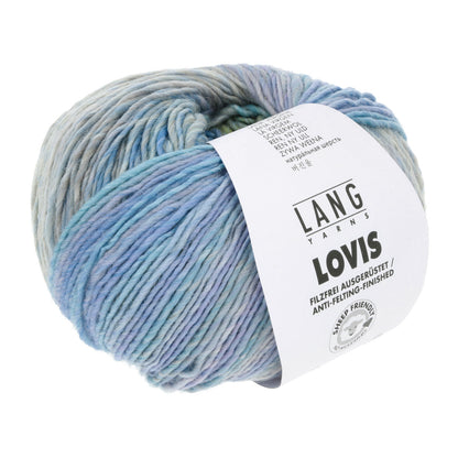Lang Yarns Lovis - Fargerik merinoull - 50g nøste