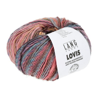 Lang Yarns Lovis - Fargerik merinoull - 50g nøste