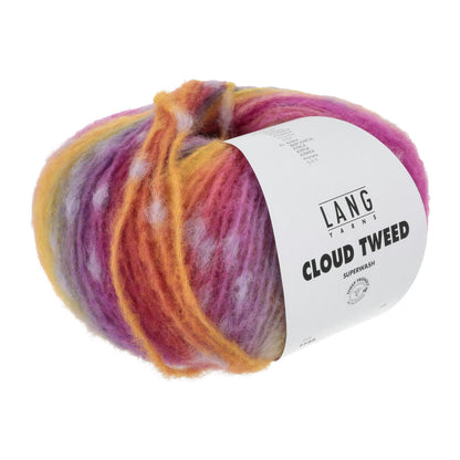 Lang Yarns Cloud Tweed – 84 % merinoull / 10 % polyamid / 6 % baby­alpakka – 100 g/≈260 m - utgått garn