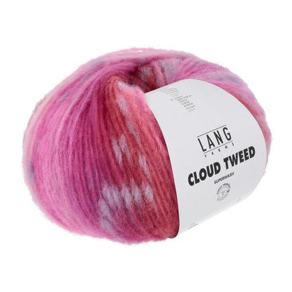 Lang Yarns Cloud Tweed – 84 % merinoull / 10 % polyamid / 6 % baby­alpakka – 100 g/≈260 m - utgått garn
