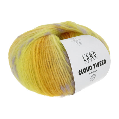 Lang Yarns Cloud Tweed – 84 % merinoull / 10 % polyamid / 6 % baby­alpakka – 100 g/≈260 m - utgått garn