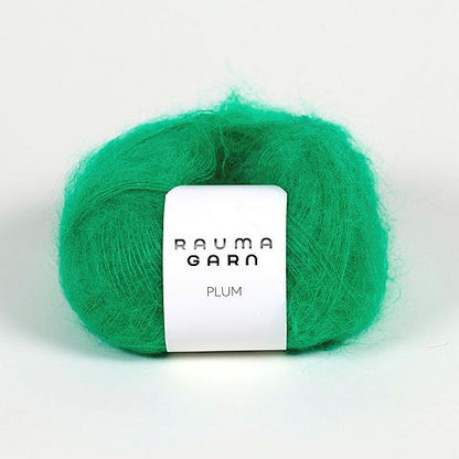 Rauma Plum – 70 % Super Kid Mohair / 30 % Polyamid – 25 g ≈ 250 m - utgående garn