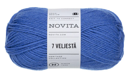 Novita 7 Brødre - ullgarn 80% ull, 20% polyamid - 100g nøste