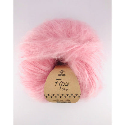 Navia Fípa – 73 % mohair / 22 % ull / 5 % nylon – 50 g/≈90 m – utgående garn