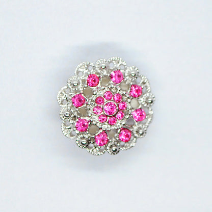 Krystall knapper 20,5mm | Villy Jensen