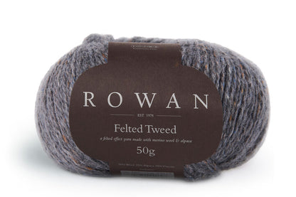 Rowan Felted Tweed – 50 % ull / 25% alpakka / 25% viskose – 50 g ≈ 175 m