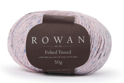 Rowan Felted Tweed – 50 % ull / 25% alpakka / 25% viskose – 50 g ≈ 175 m