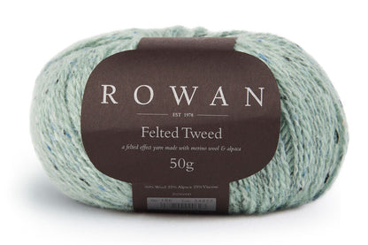 Rowan Felted Tweed – 50 % ull / 25% alpakka / 25% viskose – 50 g ≈ 175 m