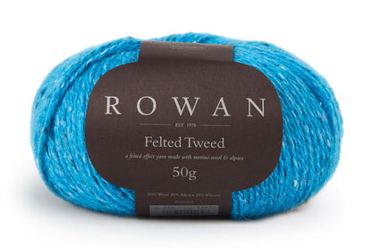Rowan Felted Tweed – 50 % ull / 25% alpakka / 25% viskose – 50 g ≈ 175 m