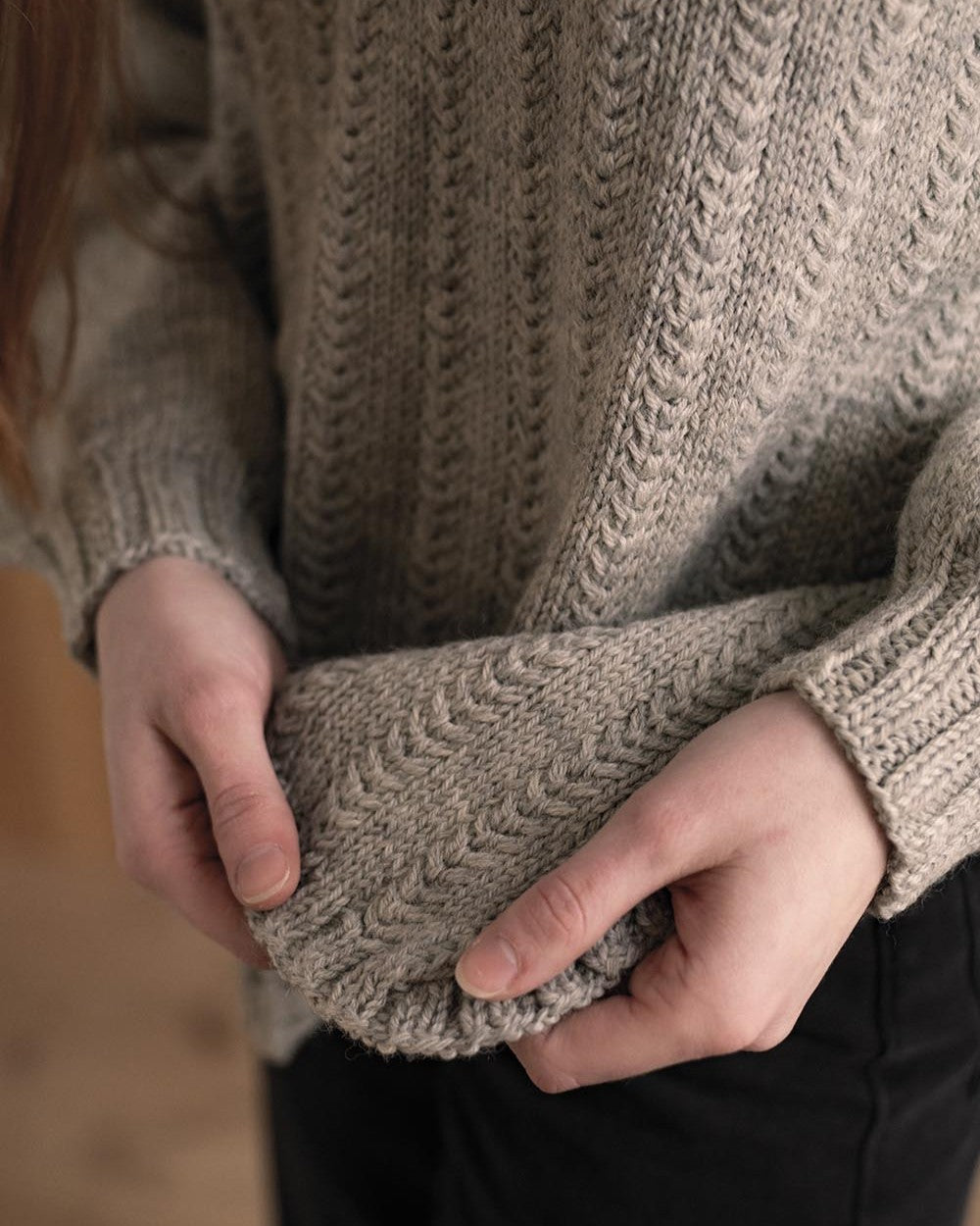 Silver Birch sweater | Svarta Fåret | Strikkepakke