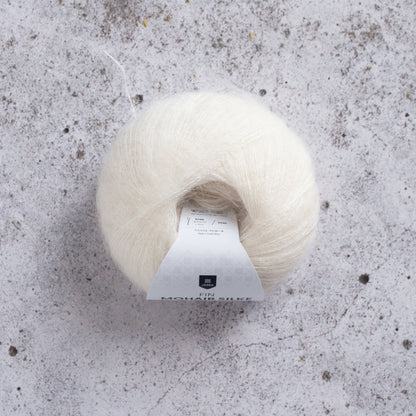 Järbo Fin Mohair Silke – 72 % mohair / 28 % silke – 25 g ≈ 210 m