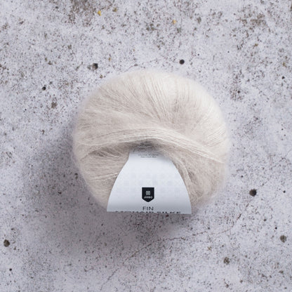 Järbo Fin Mohair Silke – 72 % mohair / 28 % silke – 25 g ≈ 210 m