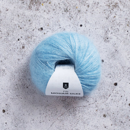 Järbo Fin Mohair Silke – 72 % mohair / 28 % silke – 25 g ≈ 210 m