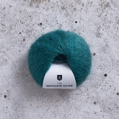 Järbo Fin Mohair Silke – 72 % mohair / 28 % silke – 25 g ≈ 210 m