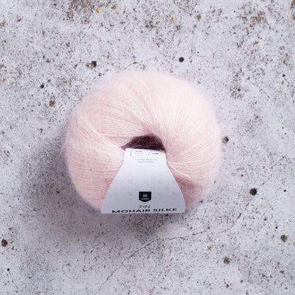 Järbo Fin Mohair Silke – 72 % mohair / 28 % silke – 25 g ≈ 210 m