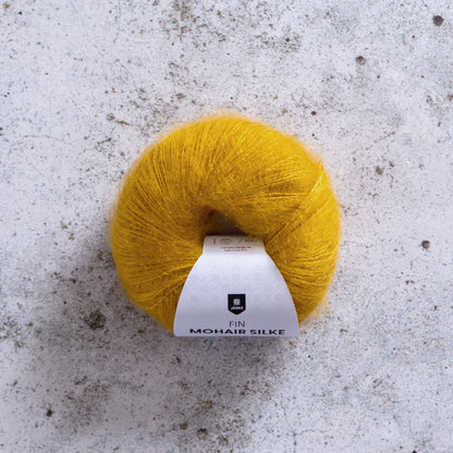 Järbo Fin Mohair Silke – 72 % mohair / 28 % silke – 25 g ≈ 210 m