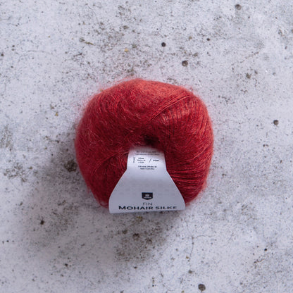 Järbo Fin Mohair Silke – 72 % mohair / 28 % silke – 25 g ≈ 210 m