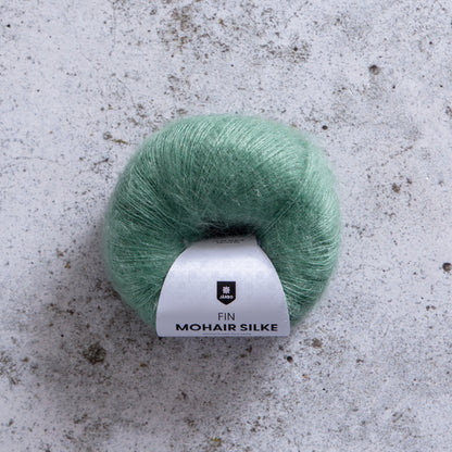 Järbo Fin Mohair Silke – 72 % mohair / 28 % silke – 25 g ≈ 210 m