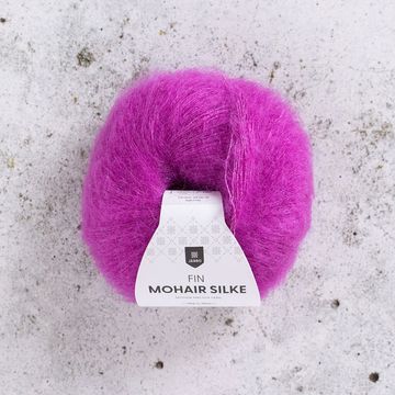 Järbo Fin Mohair Silke – 72 % mohair / 28 % silke – 25 g ≈ 210 m