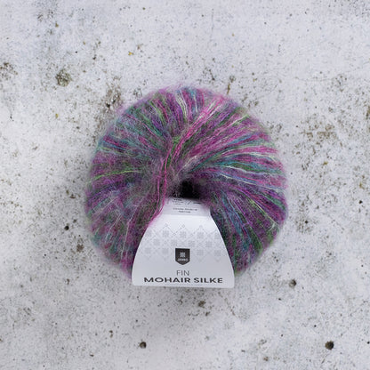 Järbo Fin Mohair Silke – 72 % mohair / 28 % silke – 25 g ≈ 210 m