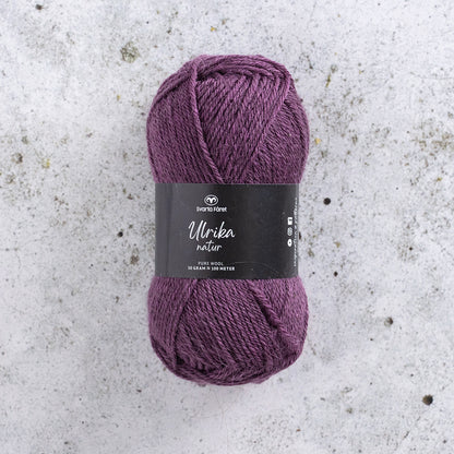 Svarta Fåret Ulrika natur - 100% naturlig ullgarn - 50g nøste