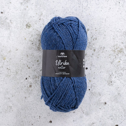 Svarta Fåret Ulrika natur - 100% naturlig ullgarn - 50g nøste