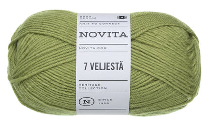 Novita 7 Brødre - ullgarn 80% ull, 20% polyamid - 100g nøste