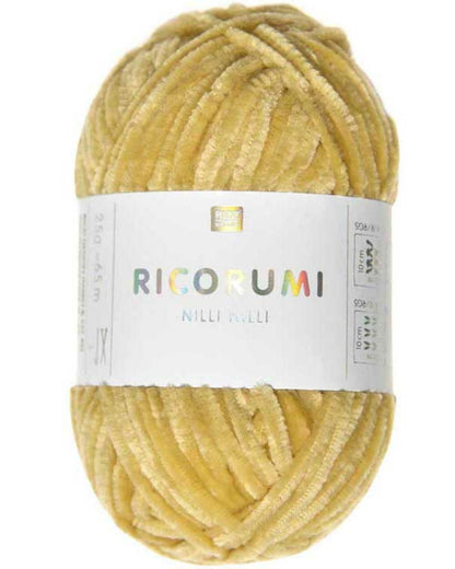Rico Design Ricorumi Nilli Nilli – supermyk heklagarn i chenille 100 % polyester – 25 g nøste