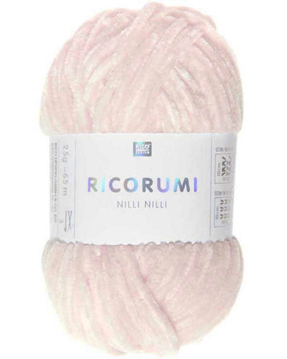 Rico Design Ricorumi Nilli Nilli – supermyk heklagarn i chenille 100 % polyester – 25 g nøste