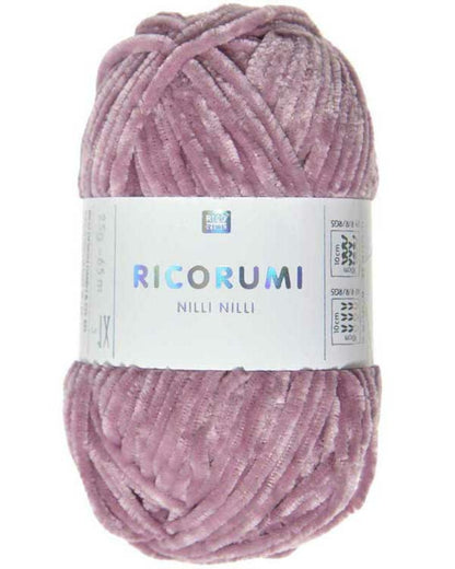 Rico Design Ricorumi Nilli Nilli – supermyk heklagarn i chenille 100 % polyester – 25 g nøste