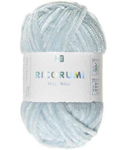 Rico Design Ricorumi Nilli Nilli – supermyk heklagarn i chenille 100 % polyester – 25 g nøste