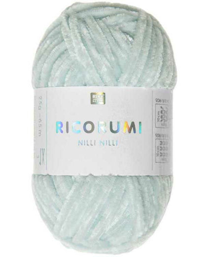 Rico Design Ricorumi Nilli Nilli – supermyk heklagarn i chenille 100 % polyester – 25 g nøste