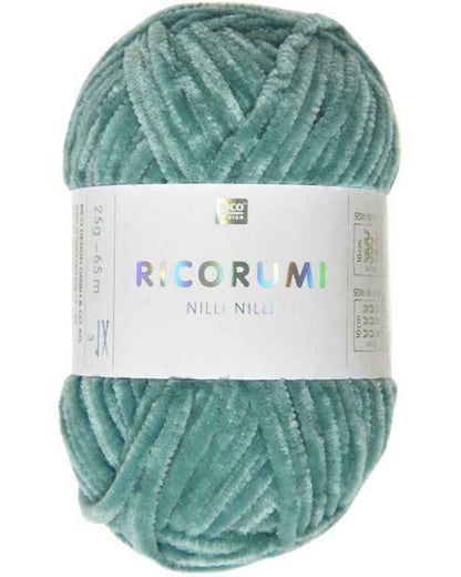 Rico Design Ricorumi Nilli Nilli – supermyk heklagarn i chenille 100 % polyester – 25 g nøste