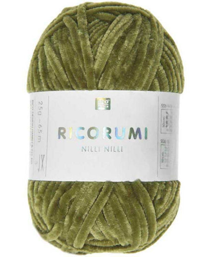 Rico Design Ricorumi Nilli Nilli – supermyk heklagarn i chenille 100 % polyester – 25 g nøste