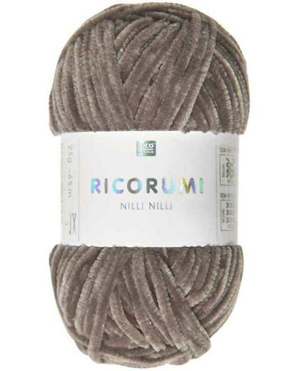 Rico Design Ricorumi Nilli Nilli – supermyk heklagarn i chenille 100 % polyester – 25 g nøste